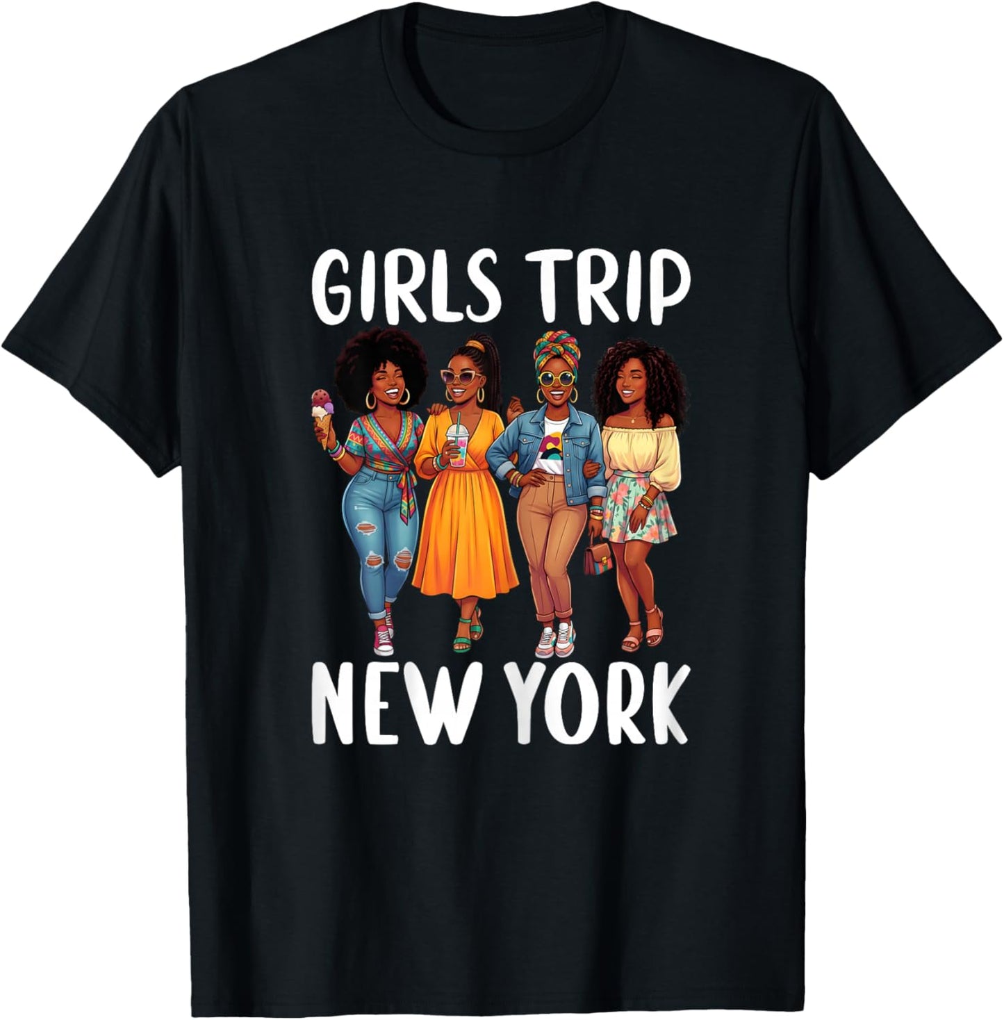 Girls Trip New York NYC Weekend T-Shirt - T-Shirt | Black