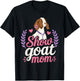 Show Goat Mom Livestock Stock Show Boer T-Shirt - T-Shirt | Black