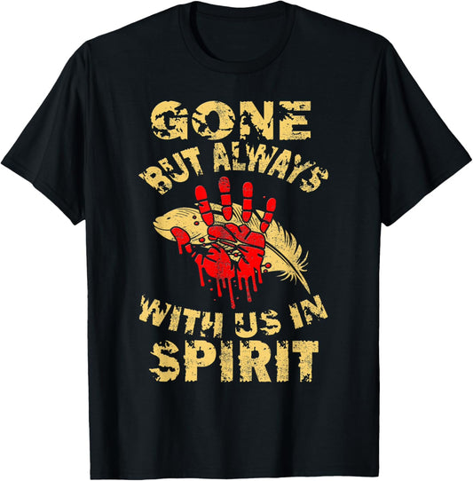 MMIW Awareness Indigenous Women Stolen Sisters Native Art T-Shirt - T-Shirt | Black