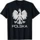 Polska Poland Eagle Symbol Flag Polish Coat of Arms Emblem T-Shirt - T-Shirt | Black