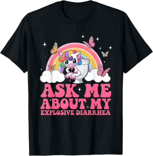 Funny Inappropriate Embarrassing Gag Meme Adult Humor Women T-Shirt - T-Shirt | Black