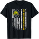 18th Military Police Brigade Veteran Vintage Flag Patriotic T-Shirt - T-Shirt | Black