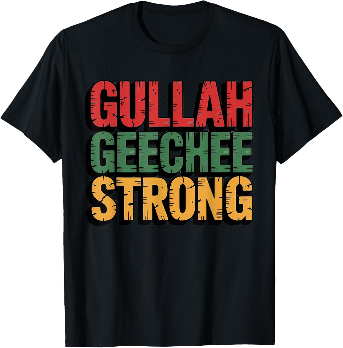 Gullah Geechee Strong T-Shirt - T-Shirt | Black