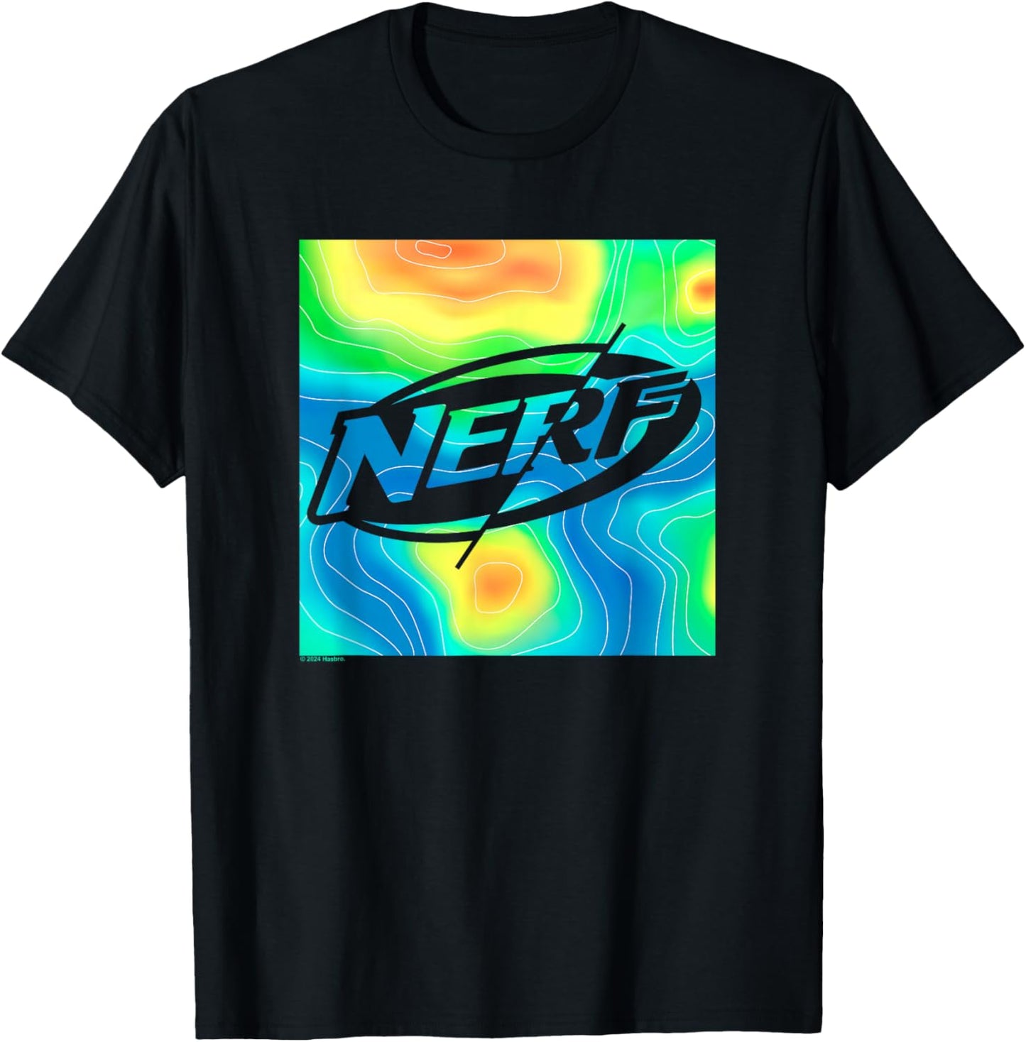 Nerf Heat Map Box T-Shirt - T-Shirt | Black