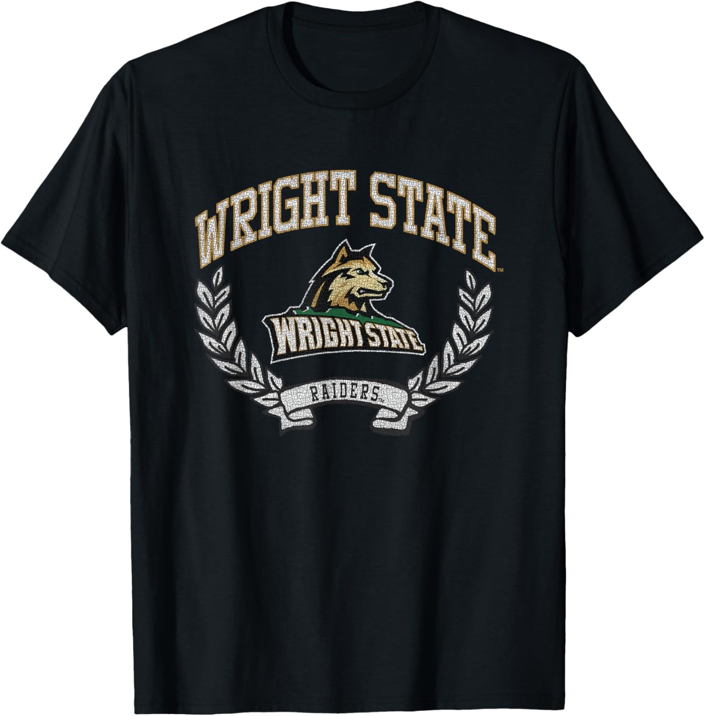 Wright State Raiders Victory Vintage Green T-Shirt - T-Shirt | Black