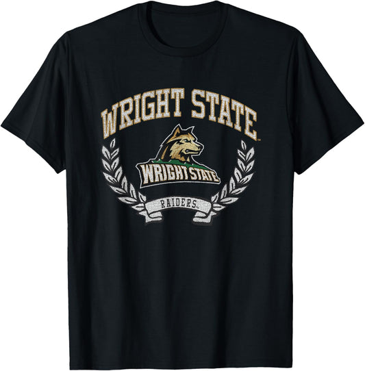 Wright State Raiders Victory Vintage Green T-Shirt - T-Shirt | Black