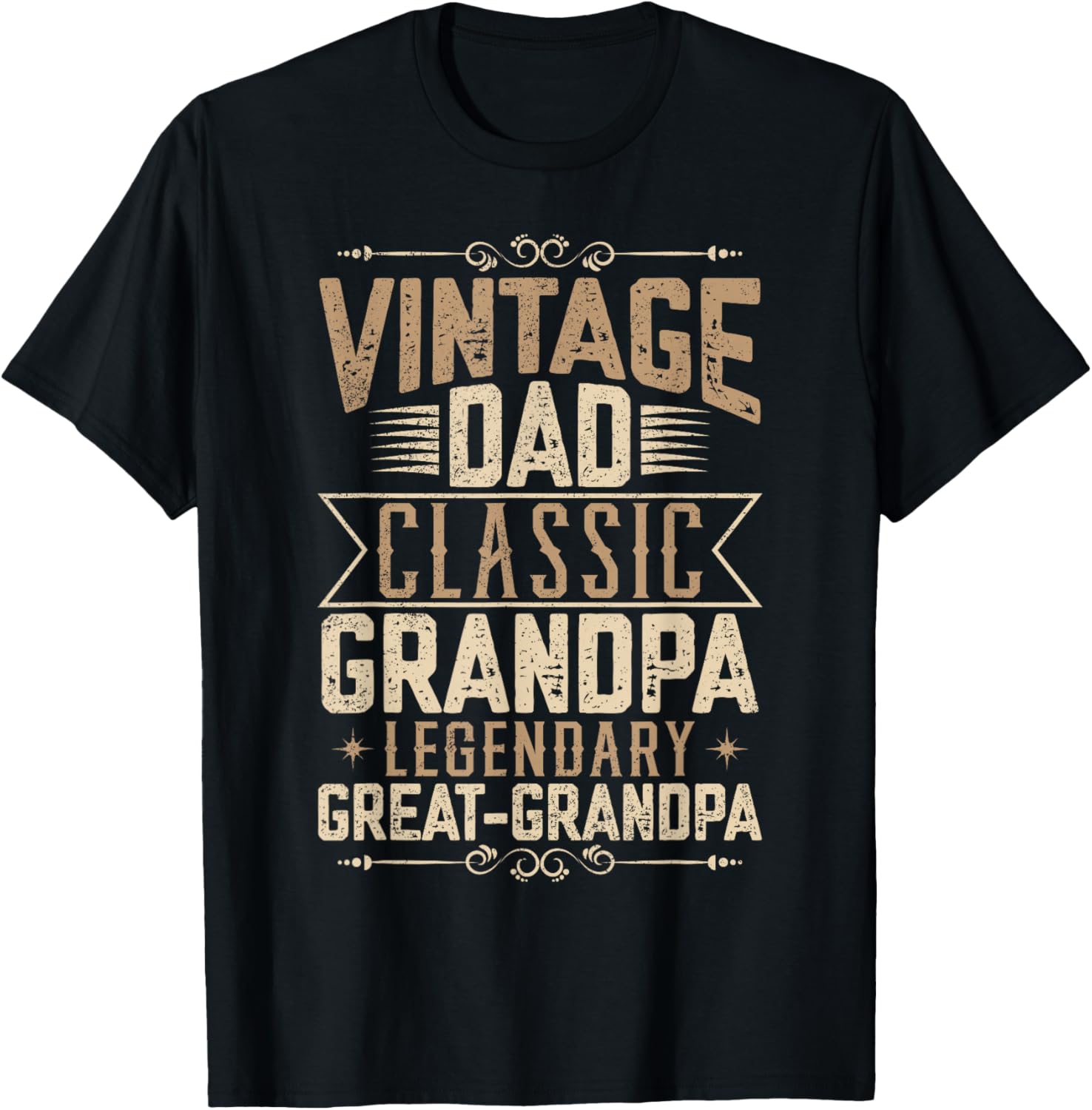 Legendary Great Grandpa T-Shirt - T-Shirt | Black