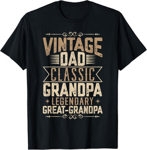 Legendary Great Grandpa T-Shirt - T-Shirt | Black