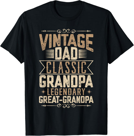 Legendary Great Grandpa T-Shirt - T-Shirt | Black