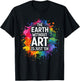 Earth Without Art is Just Eh Painting Artist Pun Art Teacher T-Shirt - T-Shirt | Black
