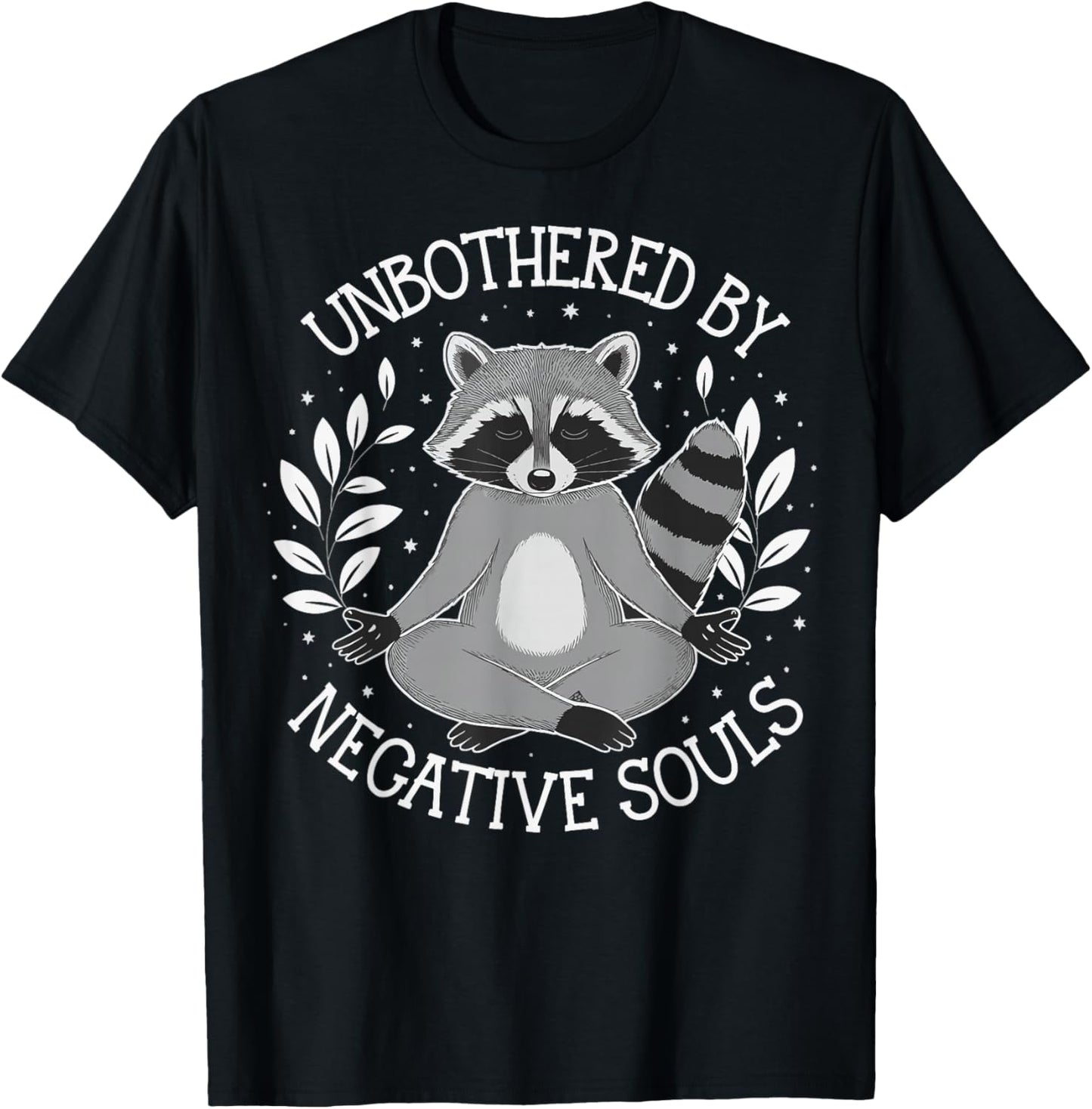 Unbothered By Negative Souls T-Shirt - T-Shirt | Black