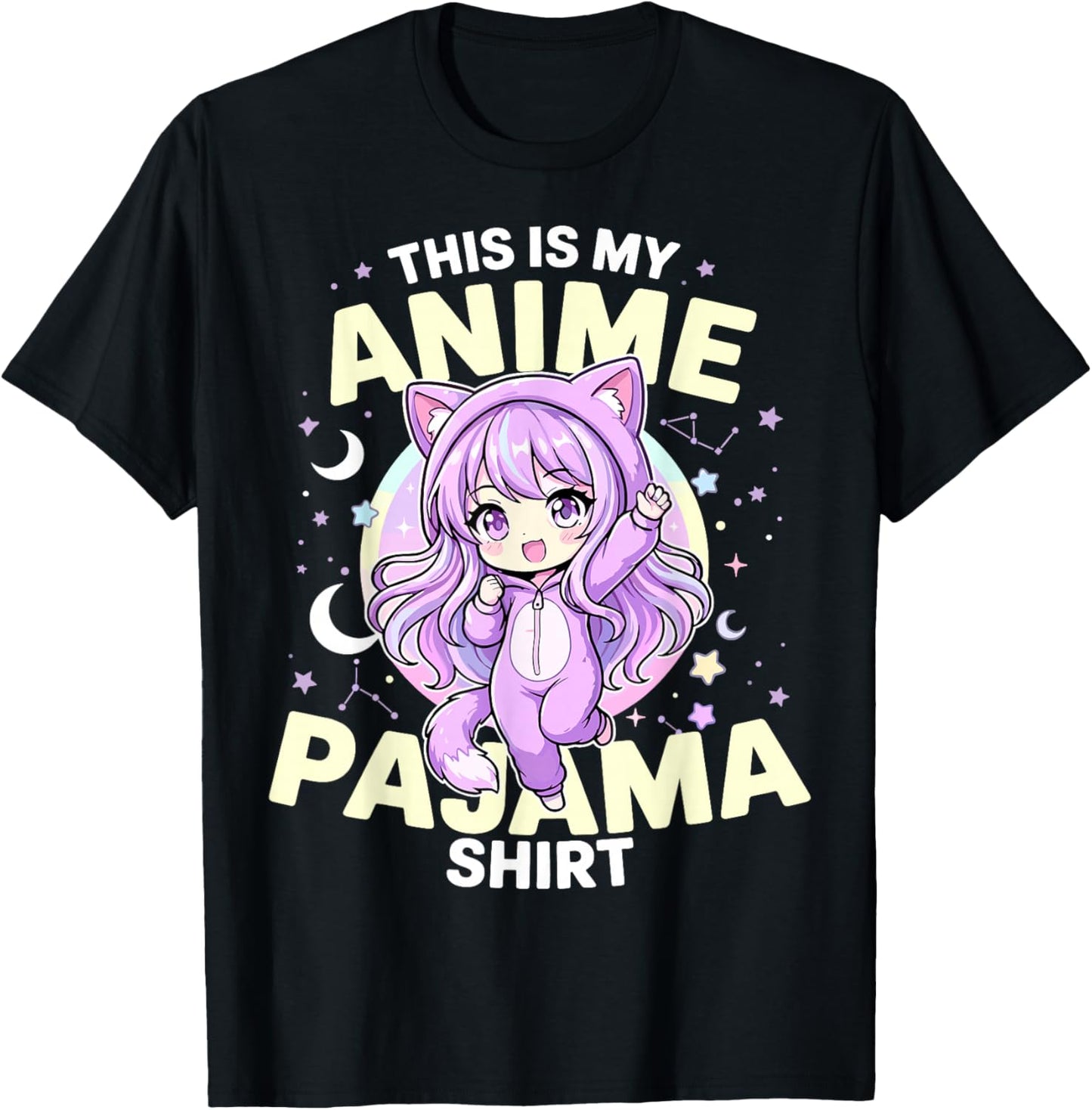 Anime Sleep This is My Anime Pajama T-Shirt - T-Shirt | Black