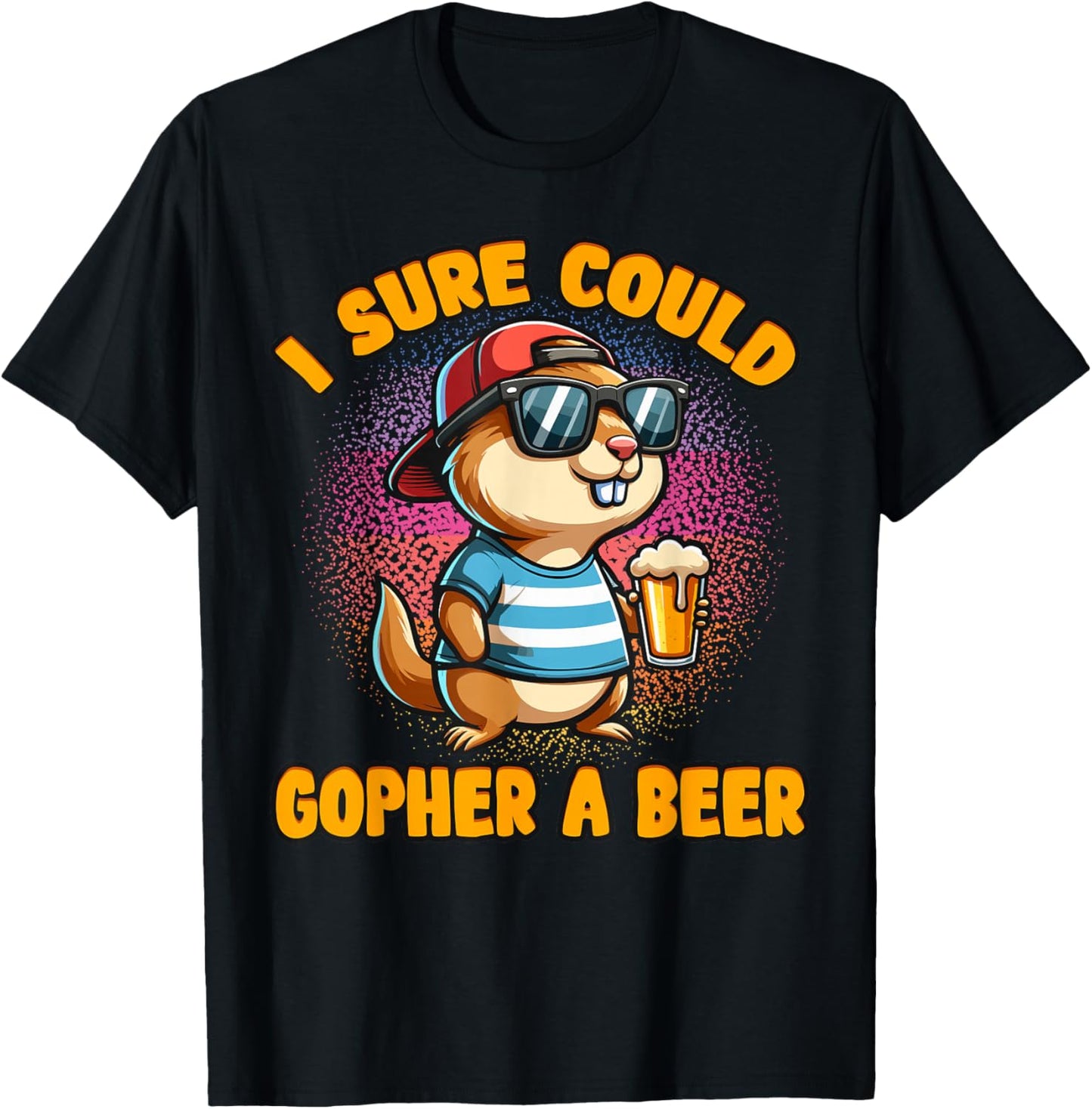 Gopher Sayings, Gopher Minnesota Gifts, Gopher Apparel T-Shirt - T-Shirt | Black