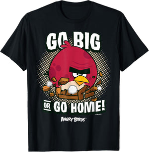 Angry Birds Terrence Go Big or Go Home T-Shirt - T-Shirt | Black