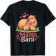 Mamabara Capybara Funny Capy Family Mom Mothers Day T-Shirt - T-Shirt | Black