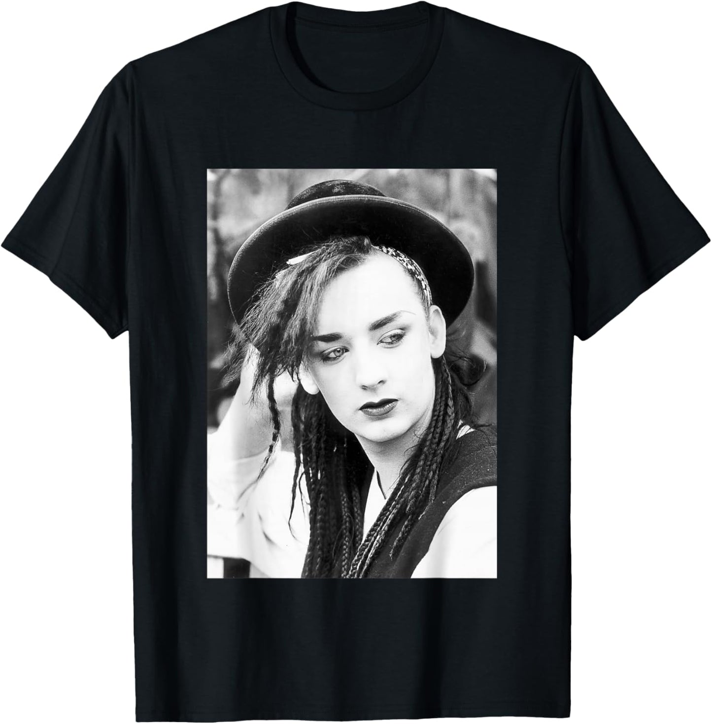 Boy George Pop Star of Culture Club 1982 T-Shirt - T-Shirt | Black