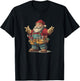 Stunning Handyman Santa for Lovers of Keys and Tools T-Shirt - T-Shirt | Black