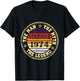 Man Myth Legend 1974 51st Birthday For 51 Years Old T-Shirt - T-Shirt | Black