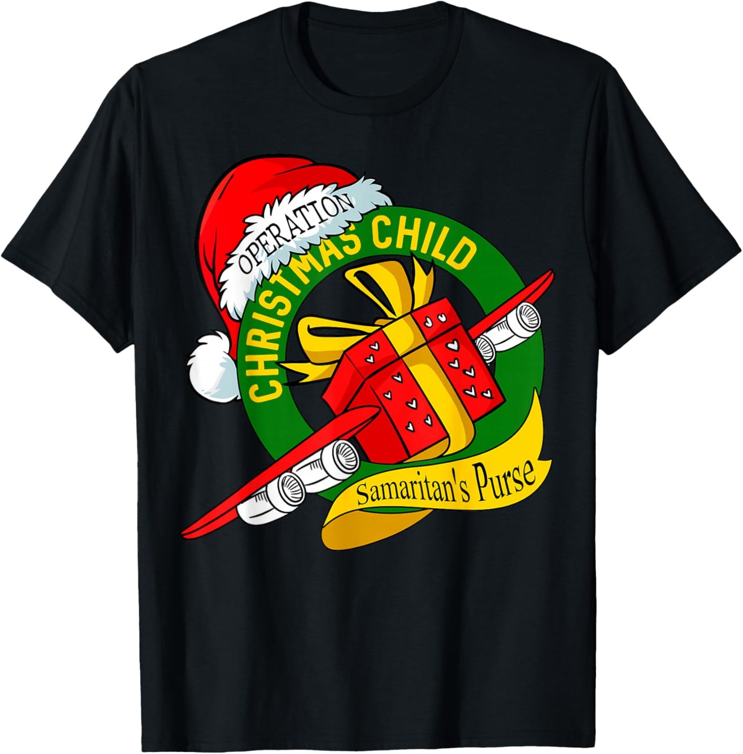 Samaritan's Purse Operation Christmas Child Funny Xmas T-Shirt - T-Shirt | Black