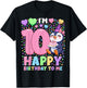 Penguin Birthday Party Shirt | Girls 10th Birthday Penguin T-Shirt - T-Shirt | Black