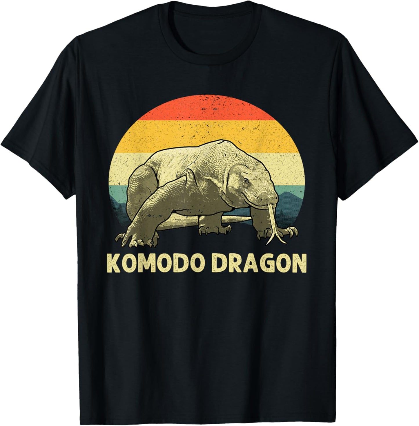 Komodo Dragon Design Women Kids Komodo Dragon Lover T-Shirt - T-Shirt | Black