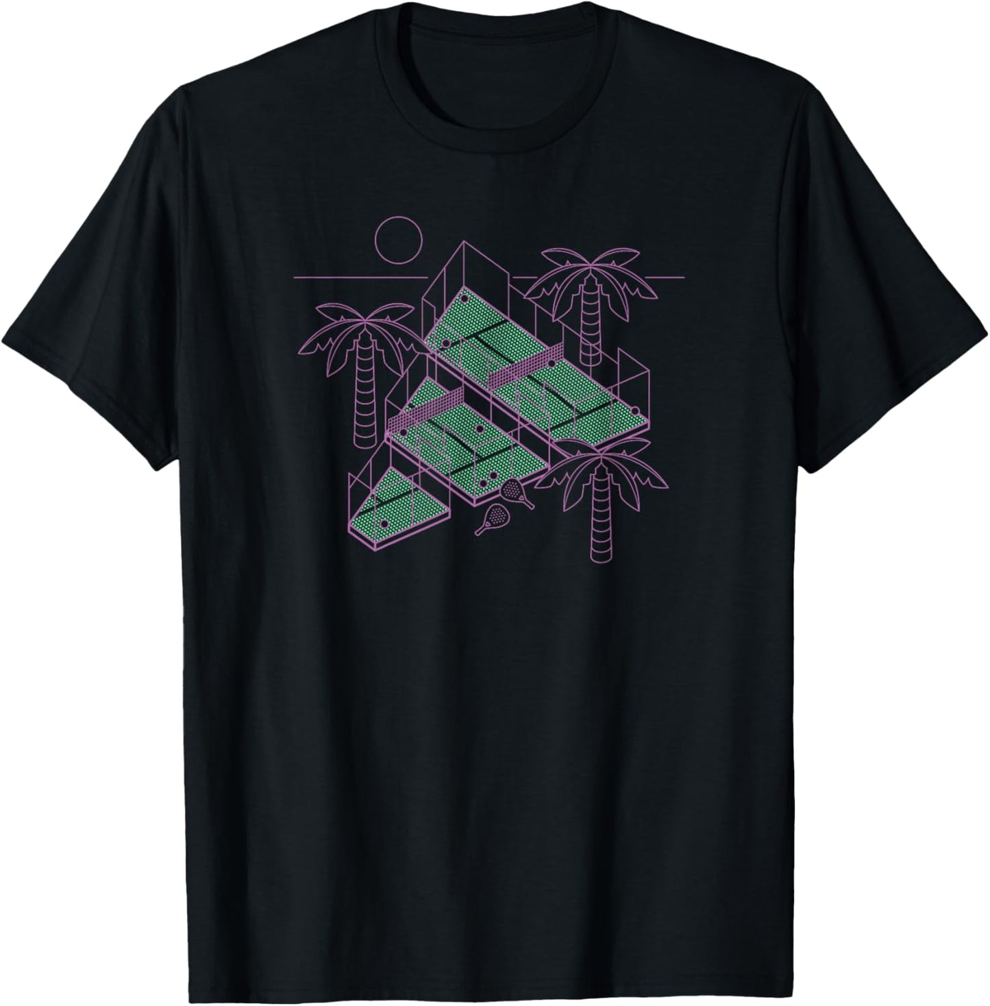 Adidas Badge of Sport Tennis Padel Logo Graphic T-Shirt - T-Shirt | Black