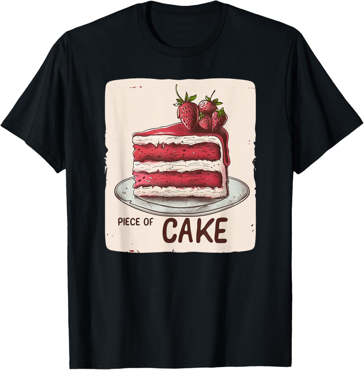 Pretty Piece of Cake Costume for Boys and Girls T-Shirt - T-Shirt | Black