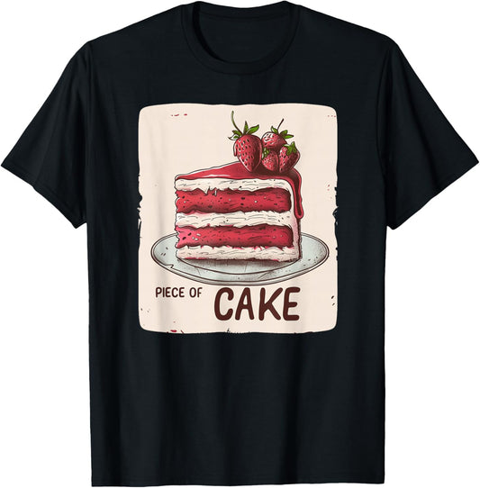 Pretty Piece of Cake Costume for Boys and Girls T-Shirt - T-Shirt | Black