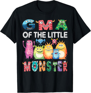 Gma Of The Little Monster Kids 1St Birthday Party T-Shirt - T-Shirt | Black