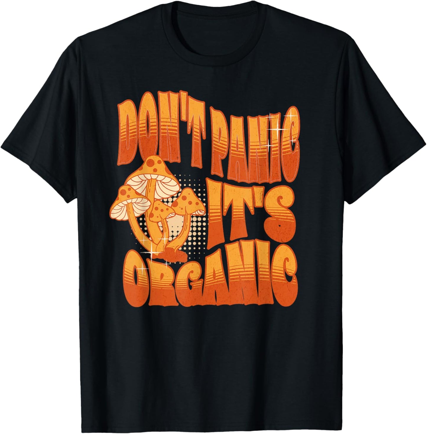 Don't Panic It's Organic T-Shirt - T-Shirt | Black