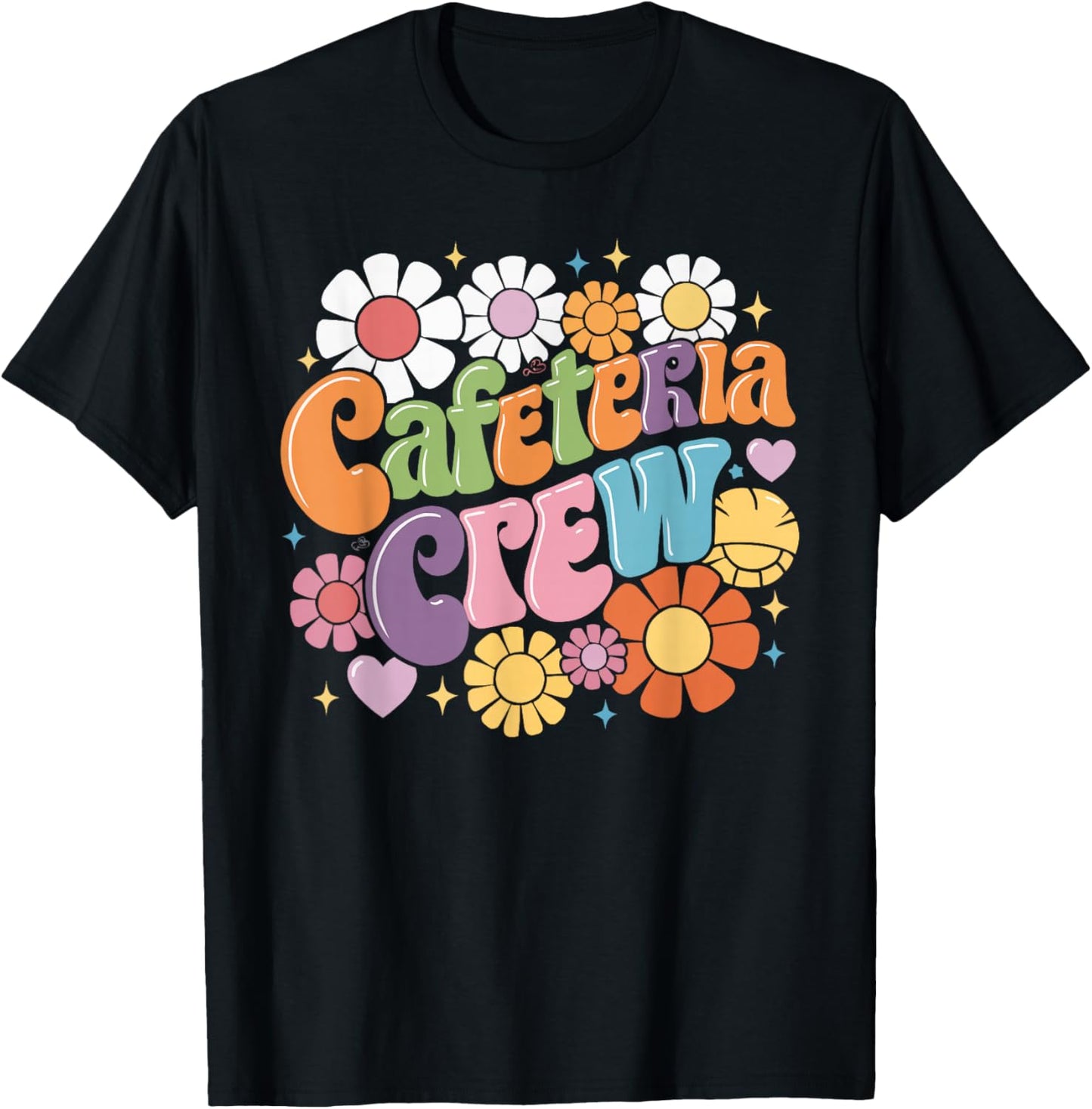 Cafeteria Manager Food Service Lunch Lady Cafeteria Worker T-Shirt - T-Shirt | Black