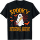 Spooky Instructional Assistant Halloween School T-Shirt - T-Shirt | Black