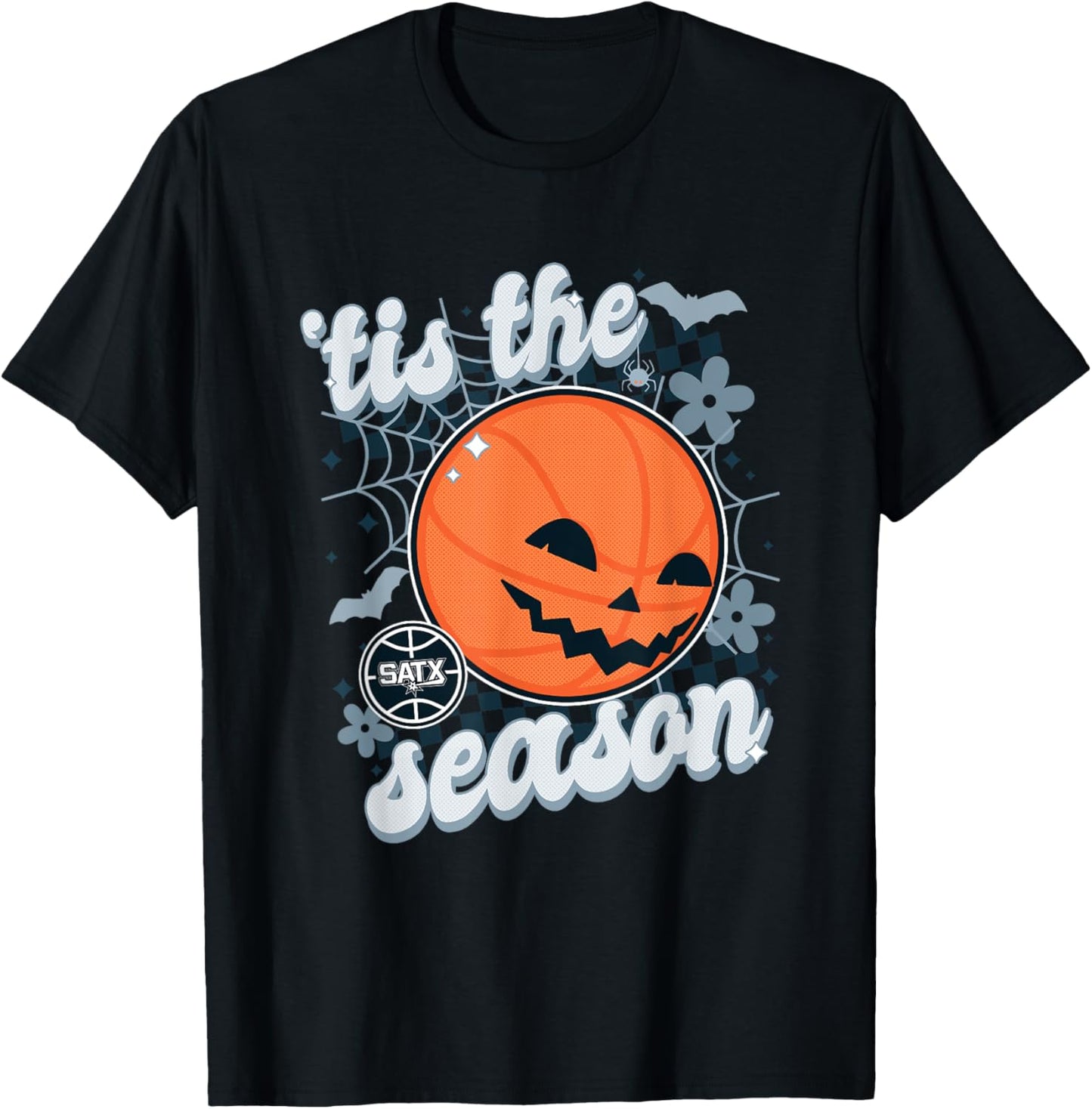 NBA San Antonio Spurs Halloween Spooky Season T-Shirt - T-Shirt | Black