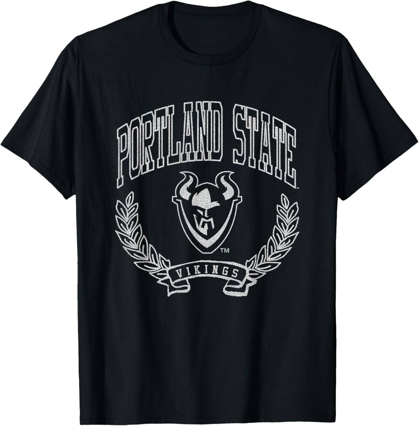 Portland State Vikings Victory Vintage Green T-Shirt - T-Shirt | Black