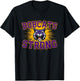 Hallsville Bobcats Logo Strong Flag HS T-Shirt - T-Shirt | Black