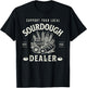 Retro Funny Support Your Local Sourdough Dealer Bread Makers T-Shirt - T-Shirt | Black