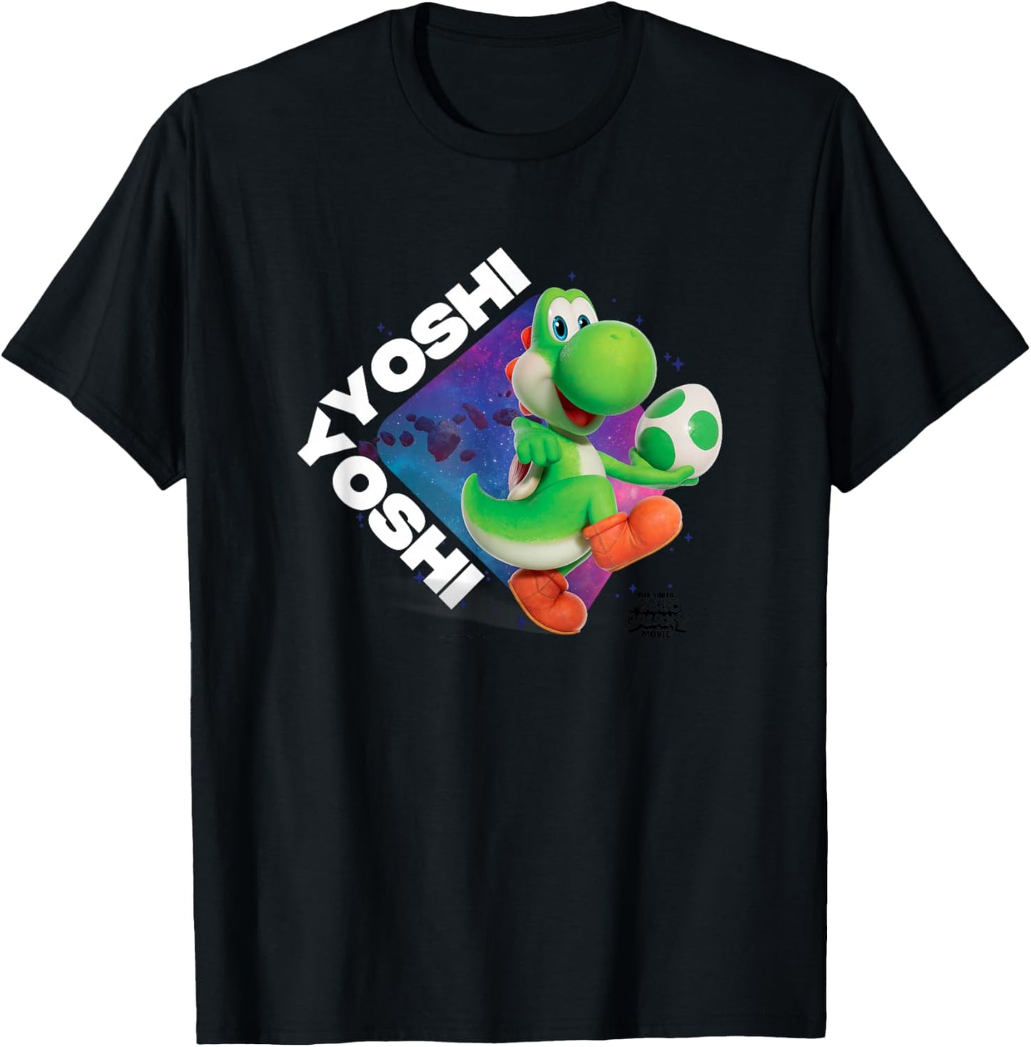 The Super Mario Galaxy Movie Yoshi in Action T-Shirt - T-Shirt | Black
