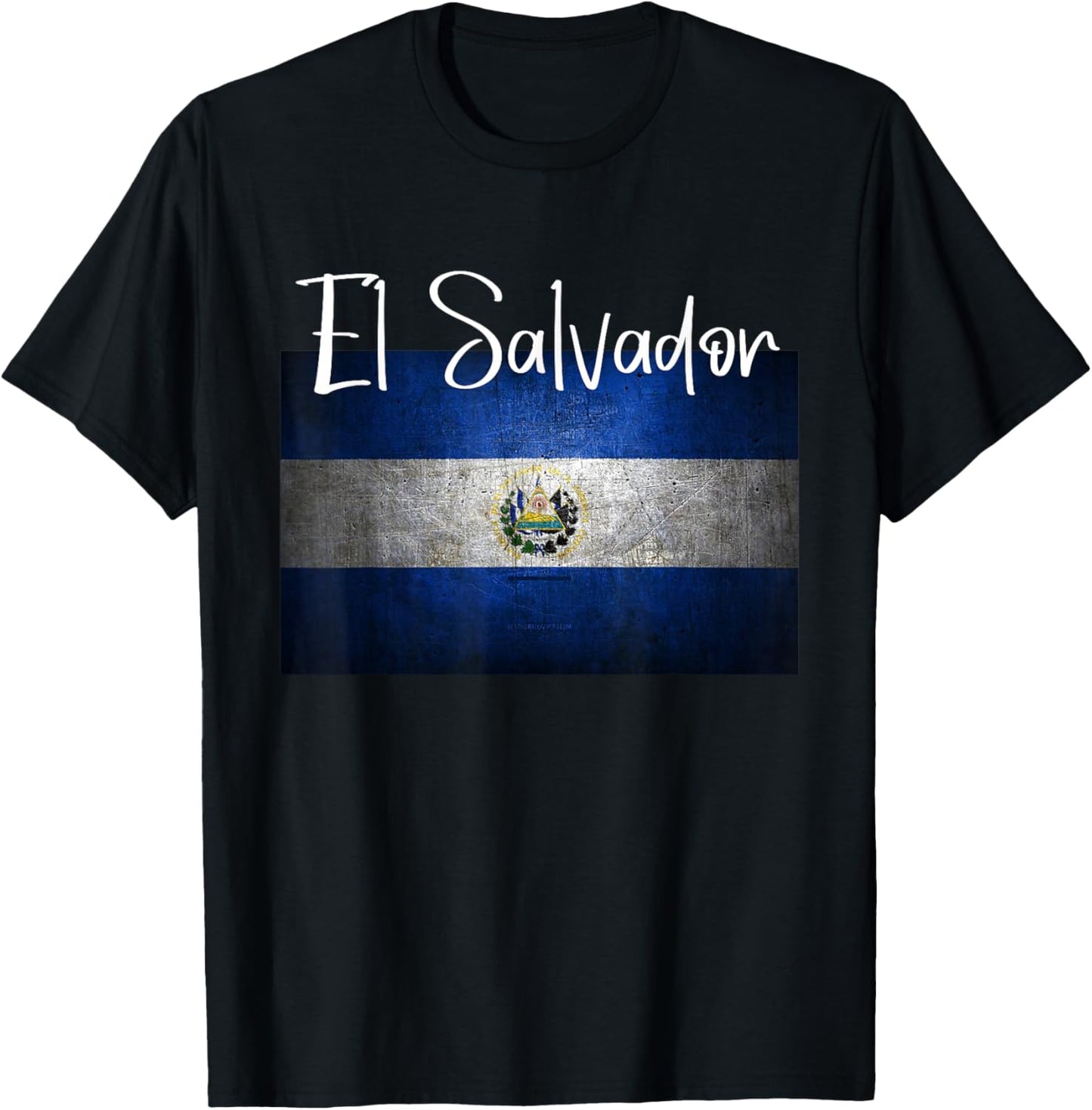 EL Salvador Flag Shirt EL Salvador Karte Salvador für Damen T-Shirt - T-Shirt | Black