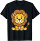 Cute Lion for Kids T-Shirt - T-Shirt | Black