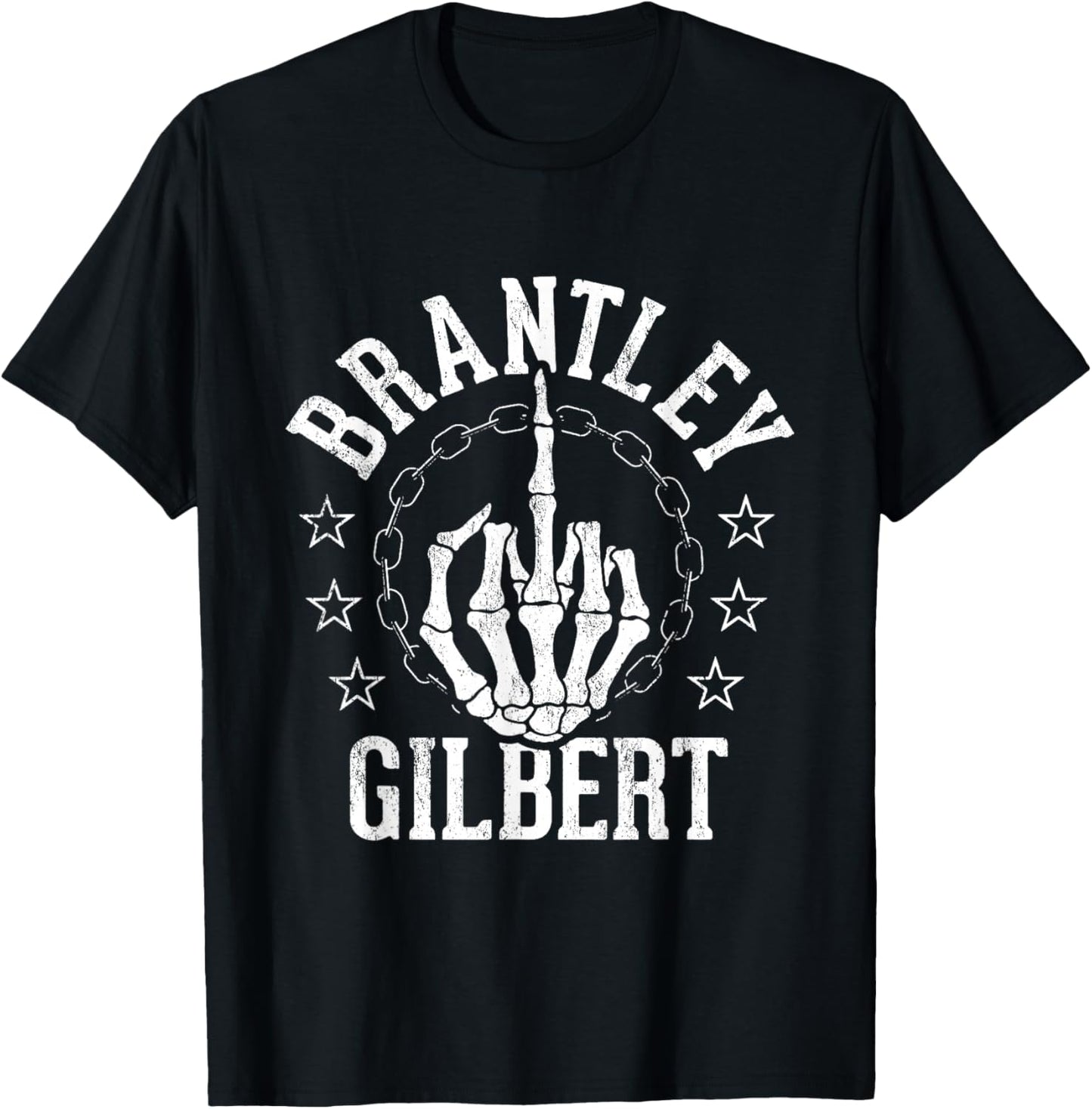 Brantley Gilbert - Middle Finger T-Shirt - T-Shirt | Black