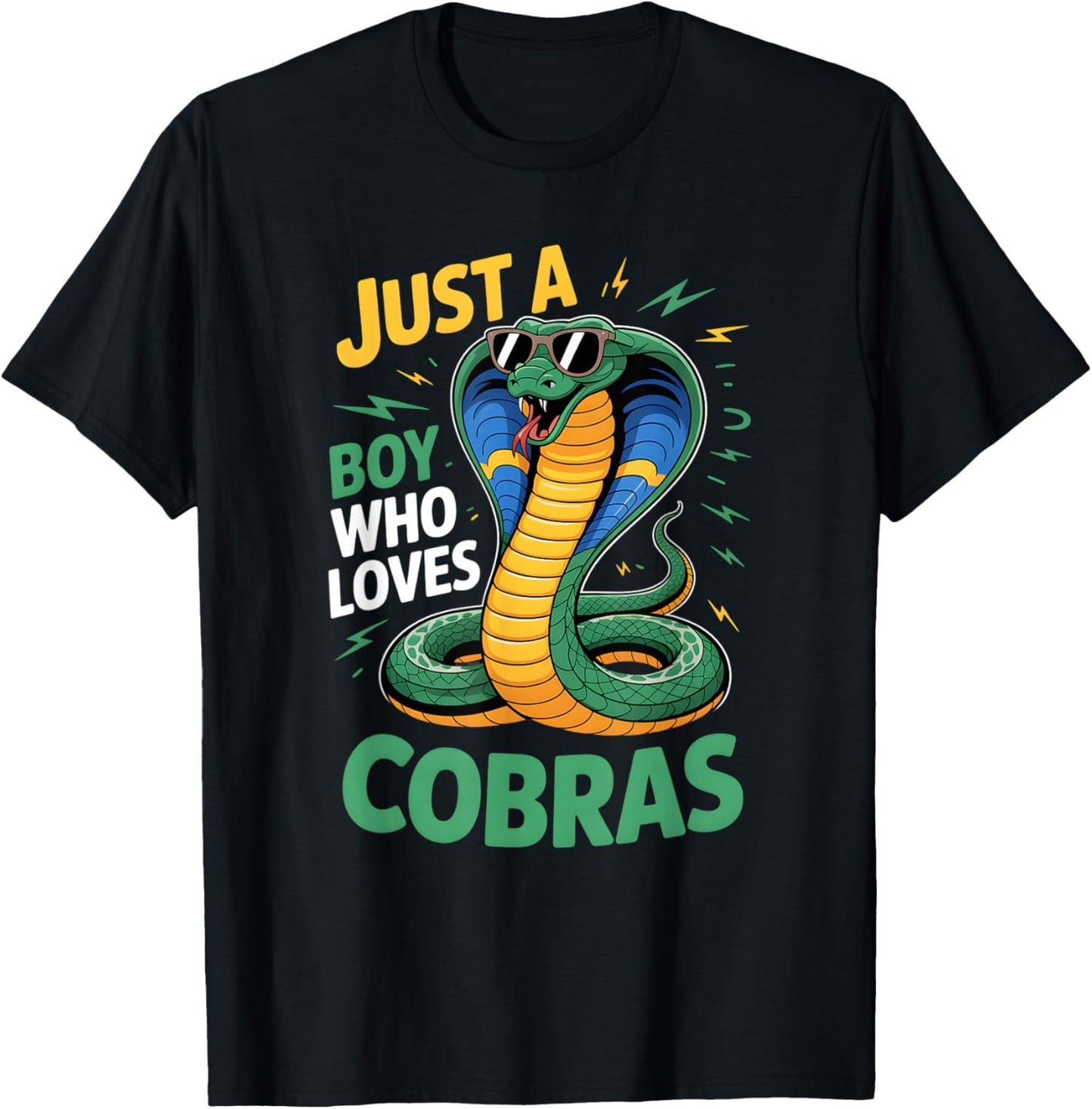 Boys Cobra T-Shirt - T-Shirt | Black