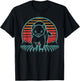 Stoat Lover Animal Retro Vintage 80s T-Shirt - T-Shirt | Black