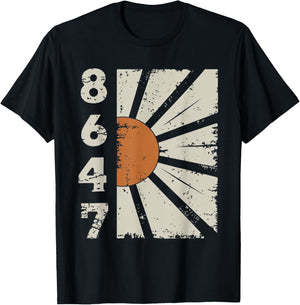 8647 Subtle Anti Trump Political Floral Boho Retro Vintage T-Shirt - T-Shirt | Black