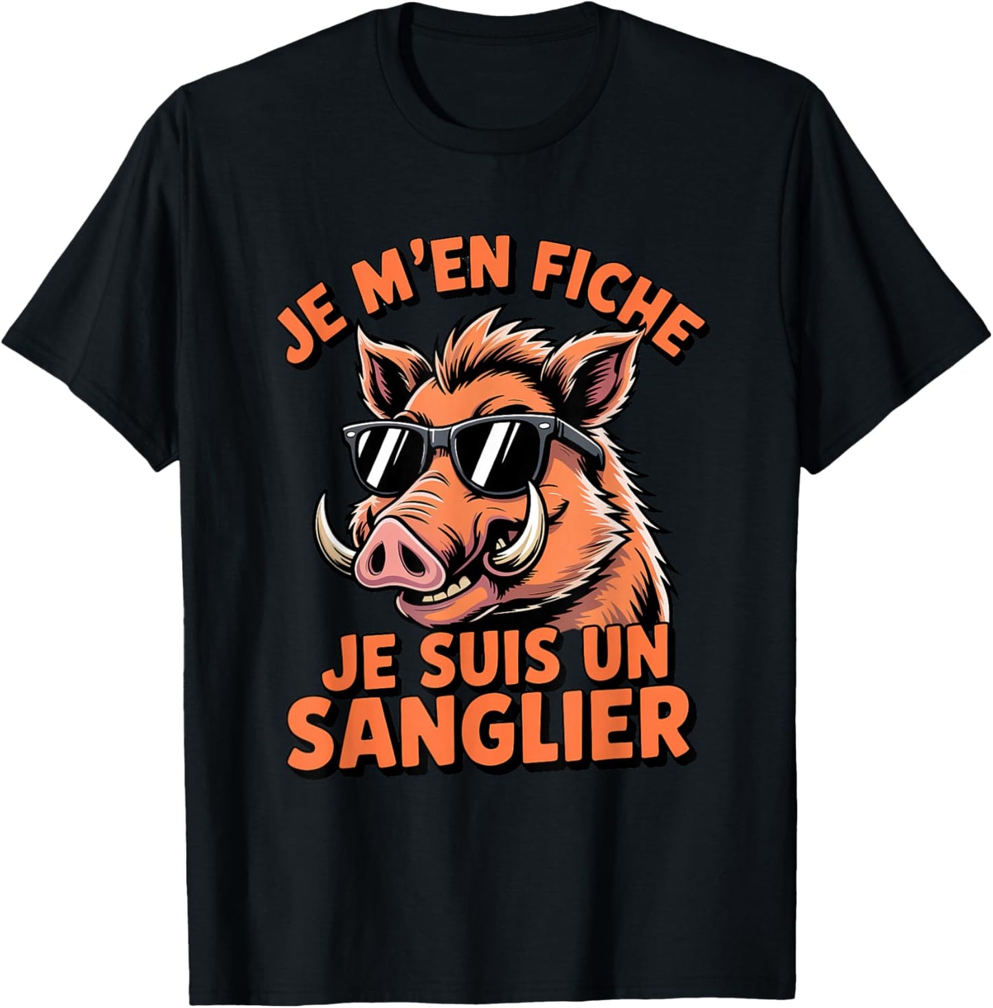 I Don't Care I'm A Boar Humour Lovers Animals T-Shirt - T-Shirt | Black
