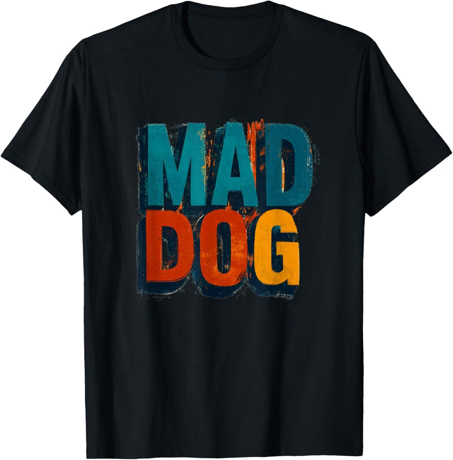 Playful Mad Dog Statement for Adults and Kids T-Shirt - T-Shirt | Black