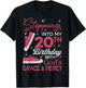 Stepping into my 20th birthday with God's grace & Mercy T-Shirt - T-Shirt | Black