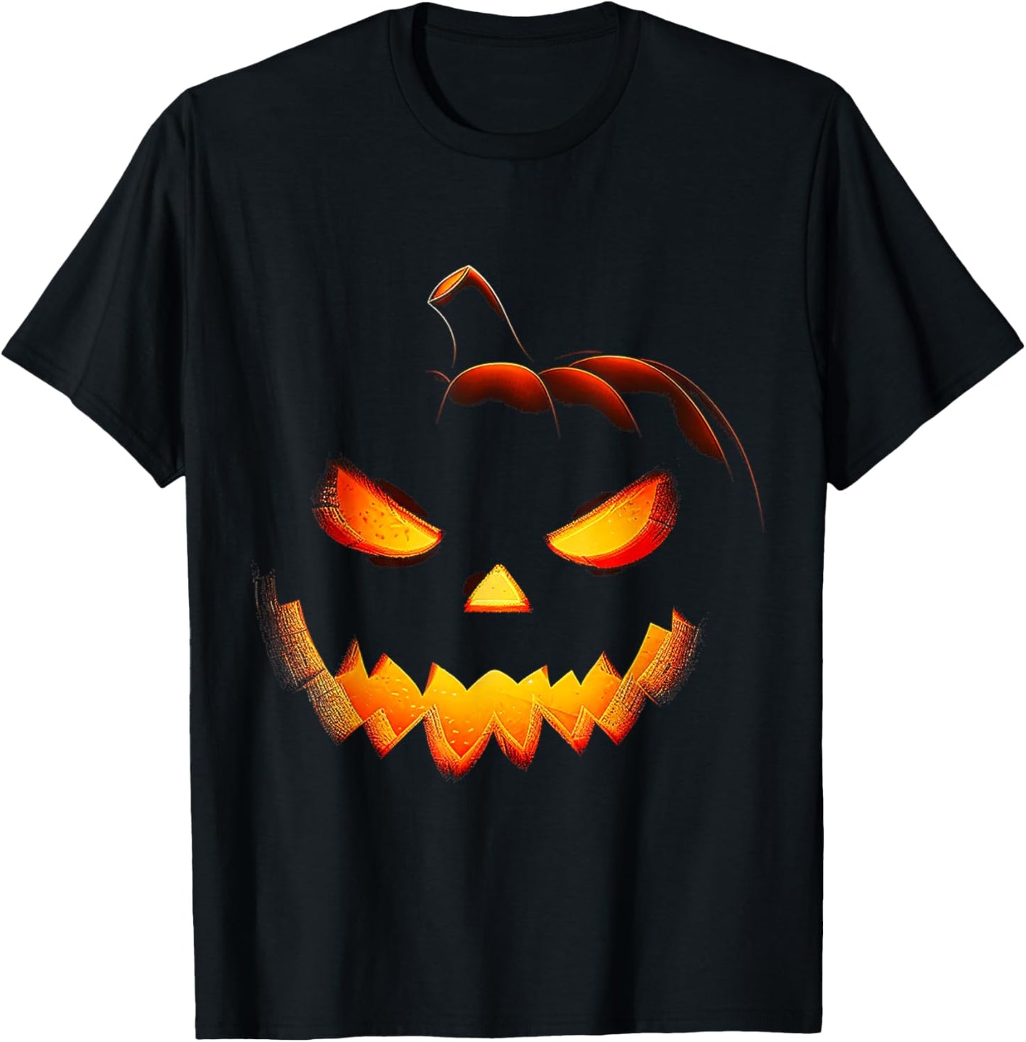 Pumpkin Costume Halloween Spooky Art Pumpkin T-Shirt - T-Shirt | Black