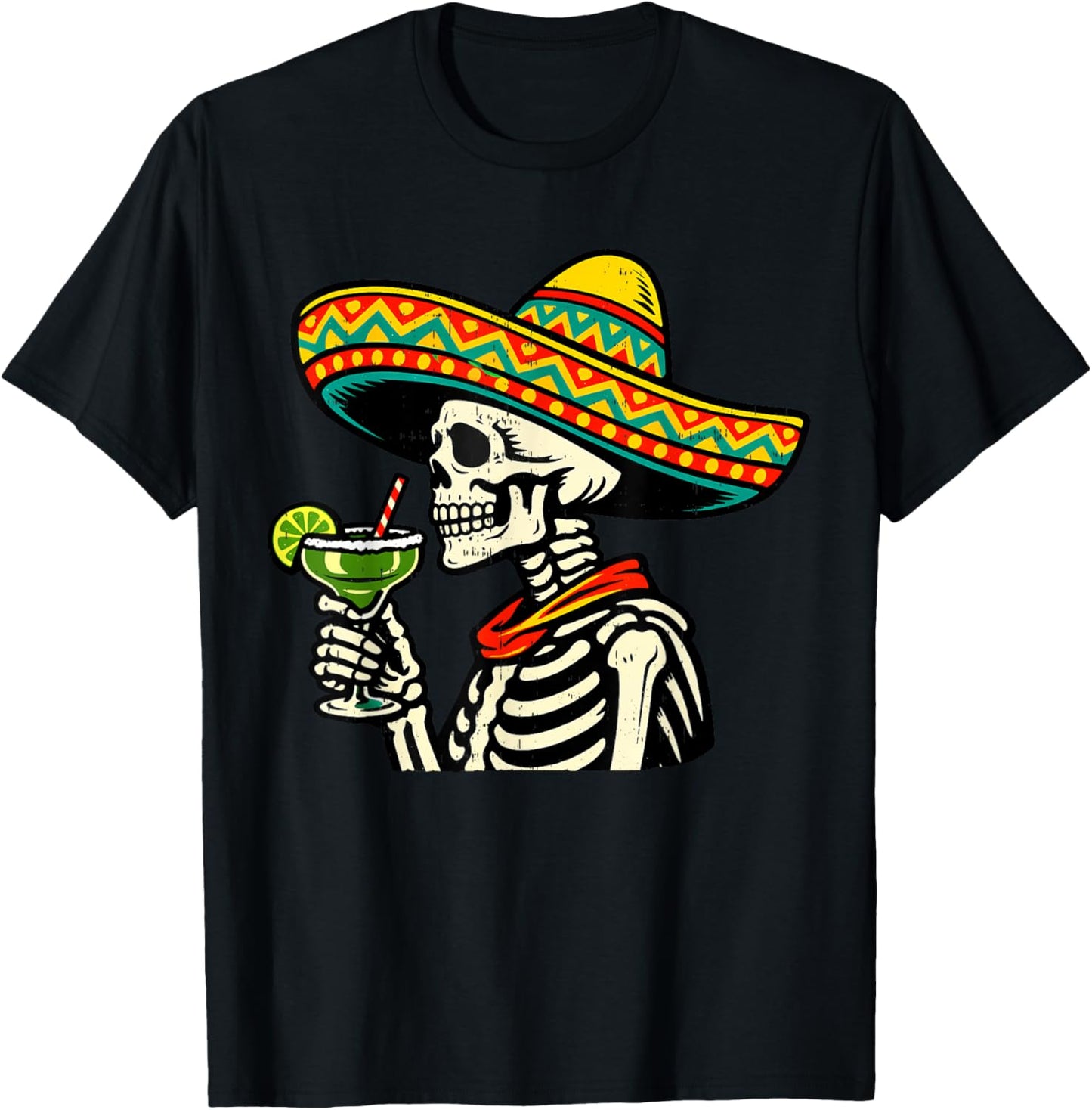 Happy Cinco de Mayo Fiesta Funny Men Mexican Party Drinking T-Shirt - T-Shirt | Black