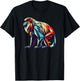 Geometric Art Howler Monkey T-Shirt - T-Shirt | Black