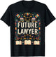 Future Lawyer Graduation School Kids Toddler Women Men T-Shirt - T-Shirt | Black